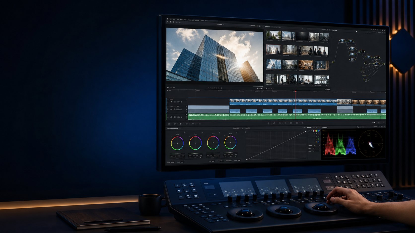 Professionelle Kamera für hochwertige Filmproduktionen